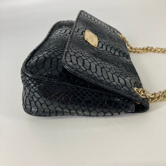 Michael Kors small black animal print womens shoulder bag - Picture 6 of 11